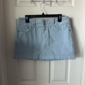 American Eagle Outfitters Blue Mini Skirt